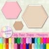 Jelly Basic Shapes Hexagons Chantahlia Design