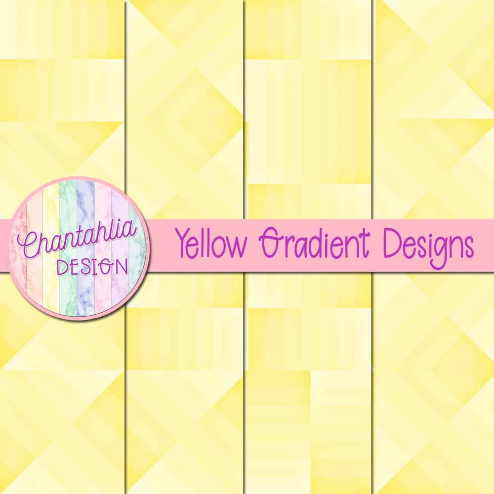 Free Digital Papers featuring Yellow Gradient Designs