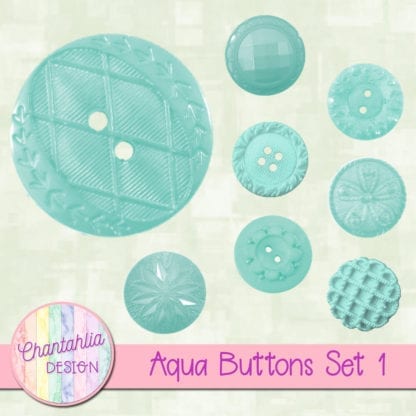 Aqua Buttons Set 1