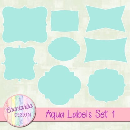 Aqua Labels Set 1