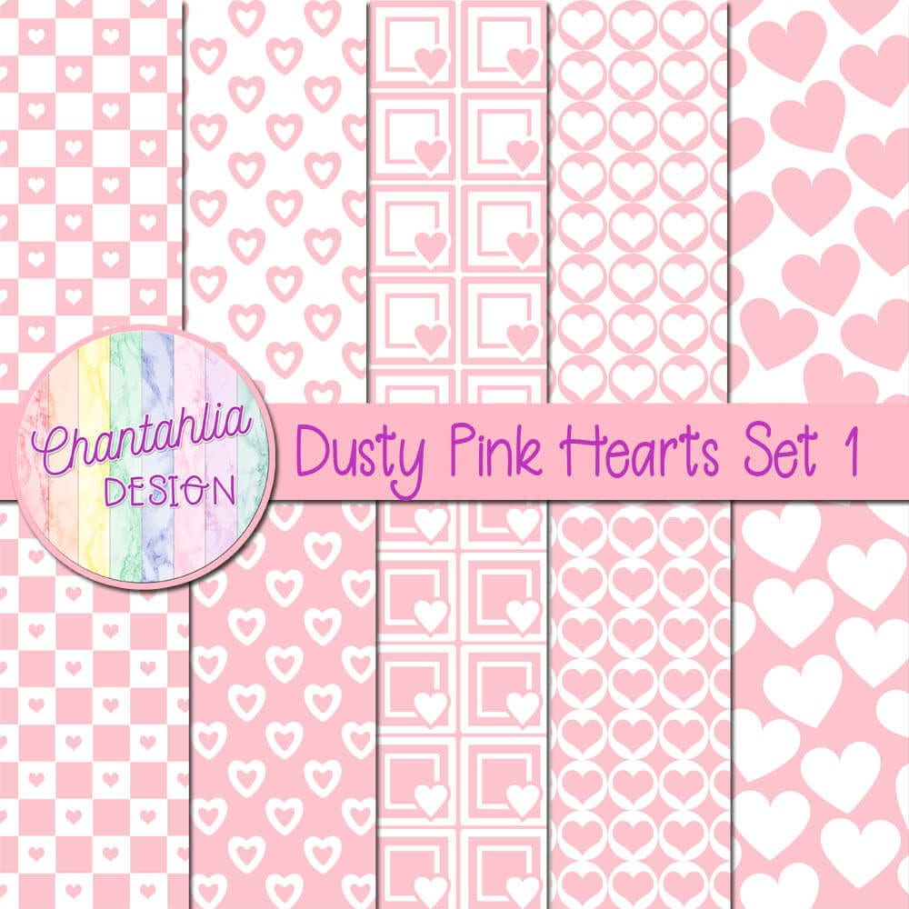 Printable Valentine's Day Digital Papers for Crafts – Your Paper Stash