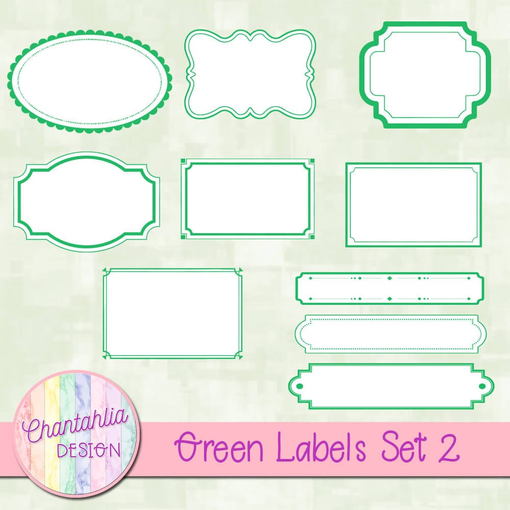 Label Series Green Printable Label Templates Labels Printables | My XXX ...