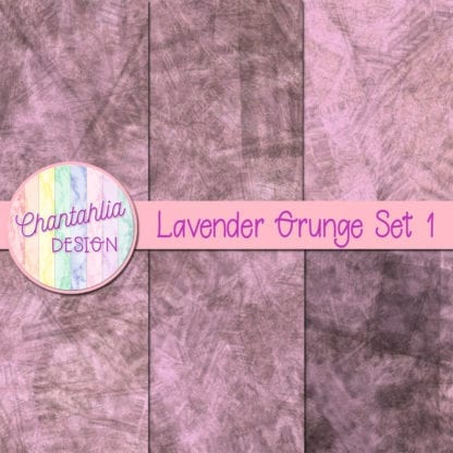 Lavender Grunge Digital Papers Set 1