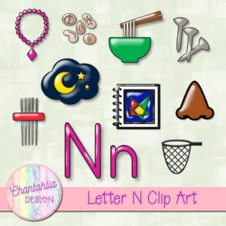 Beginning Sounds Letter B Clip Art - Chantahlia Design