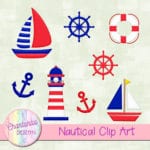 Free Nautical Elements for Digital Scrapbooking and Other Digital Crafts