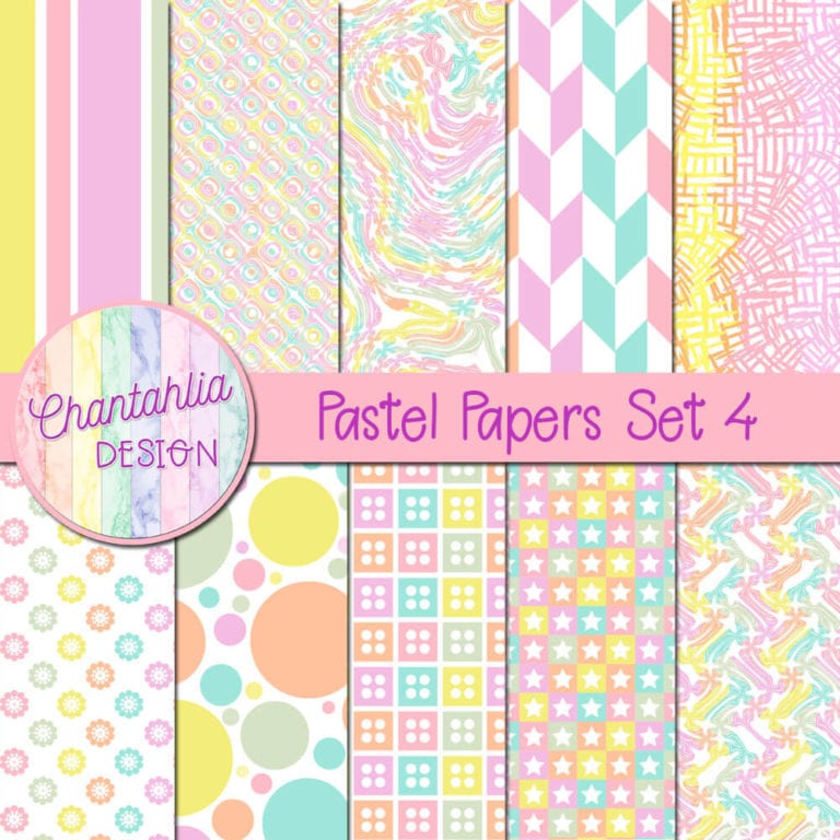 Free Digital Papers featuring Pastel Patterns