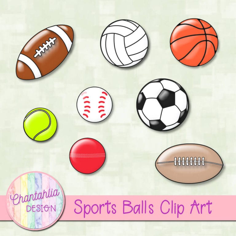 Free Sports Balls Clip Art 2123