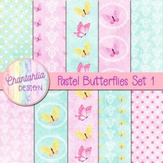 butterfly digital papers