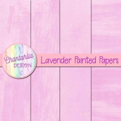 Lavender Painted Digital Papers