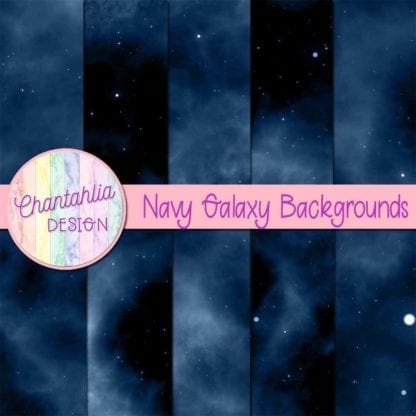 Navy Galaxy Backgrounds