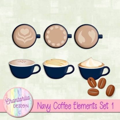 navy coffee element