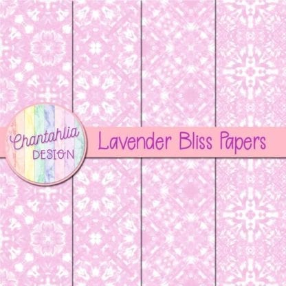 Lavender Bliss Digital Papers