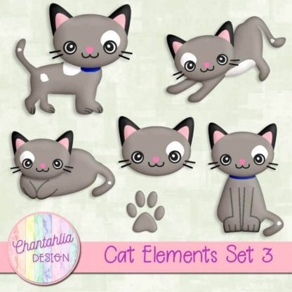 Cat Elements Set 3