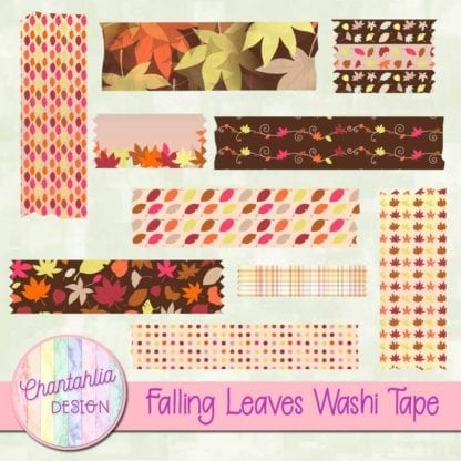 Falling Leaves Washi Tape