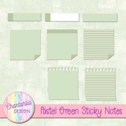 Pastel Green Sticky Notes