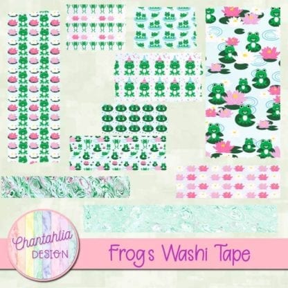 Frogs Washi Tape