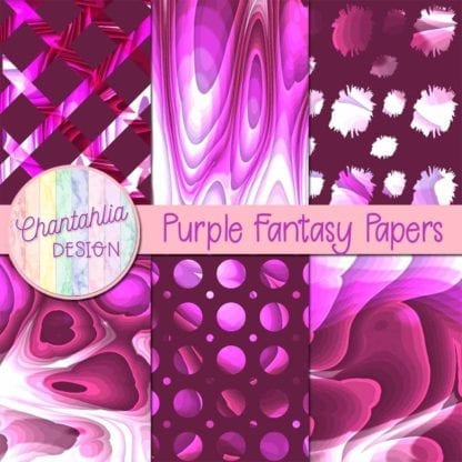 Purple Fantasy Digital Papers