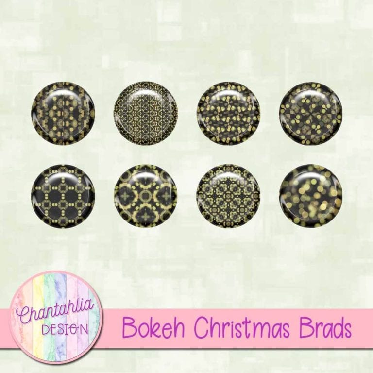 Bokeh Christmas Brads Chantahlia Design