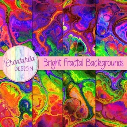 Bright Fractal Backgrounds