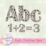 Free Rustic Christmas Alpha