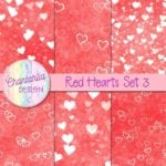 Free Digital Papers featuring Red Hearts Designs