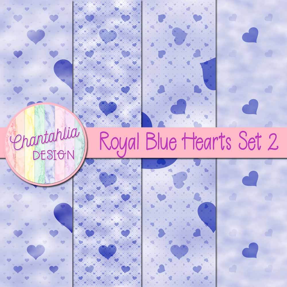 royal blue heart