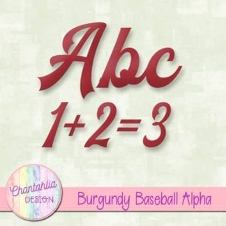 burgundy baseball alph