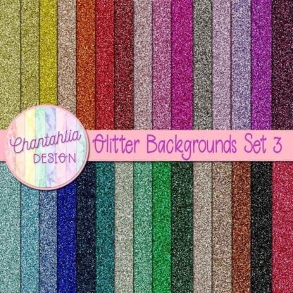 Glitter Backgrounds Set 3