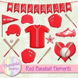 red baseball elements