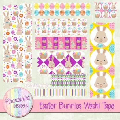 Easter Bunnies Washi Tape