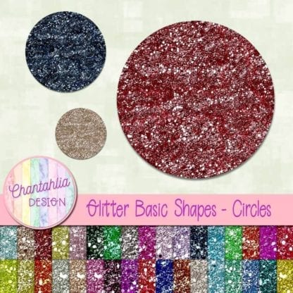 Glitter Basic Shapes - Circles