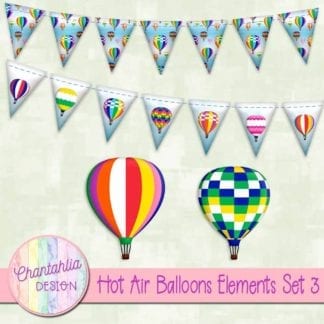 hot air balloons elements