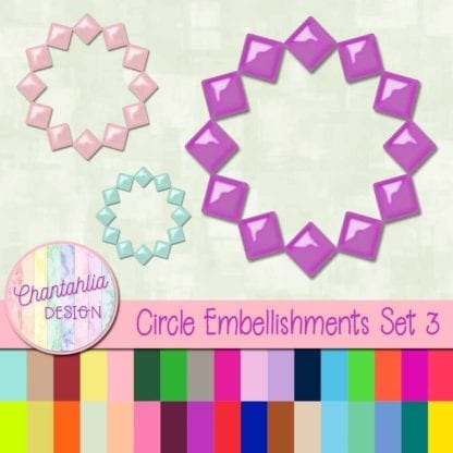 Circle Embellishments Set 3