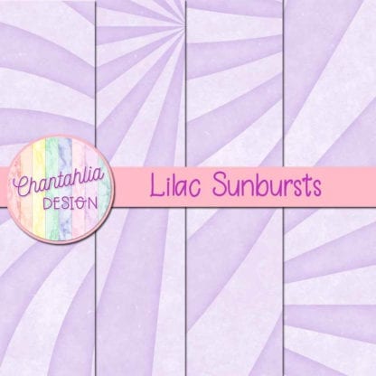 free sunburst digital papers in lilac