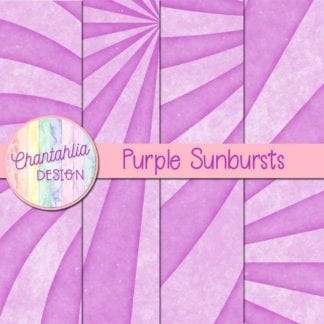 free sunburst digital papers in purple