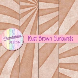 free sunburst digital papers in rust brown