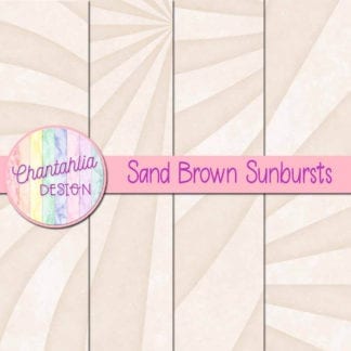 free sunburst digital papers in sand brown
