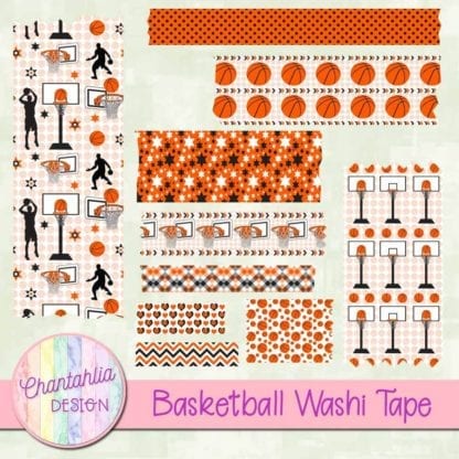 basketball washi tape