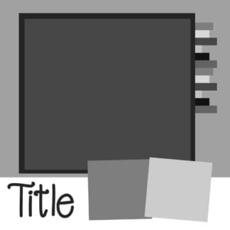 digital scrapbooking layout template