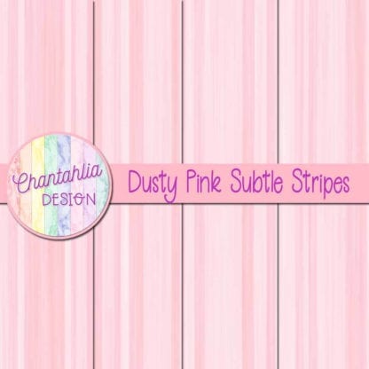 Dusty Pink Subtle Stripes Digital Papers