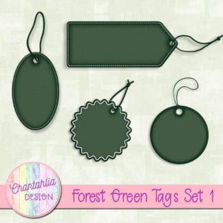 forest green tags
