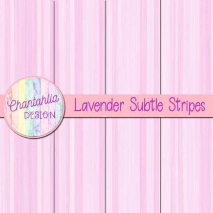 Lavender Subtle Stripes Digital Papers