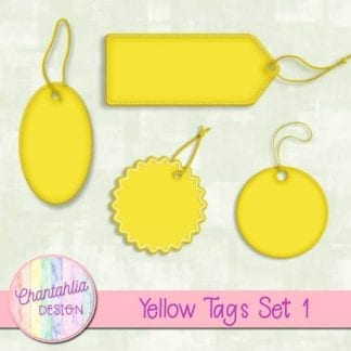 yellow tags