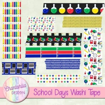school days washi tape