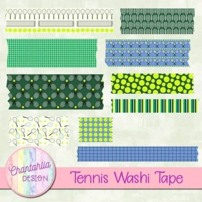 tennis washi tape
