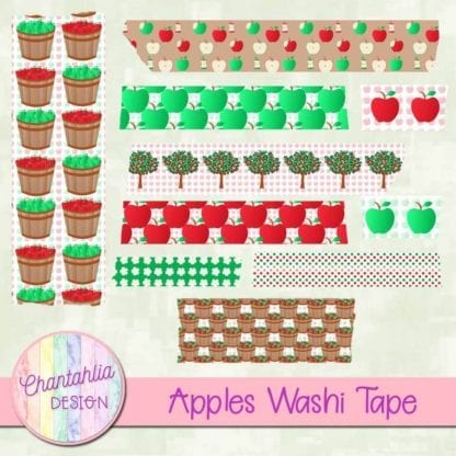 Apples Washi Tape