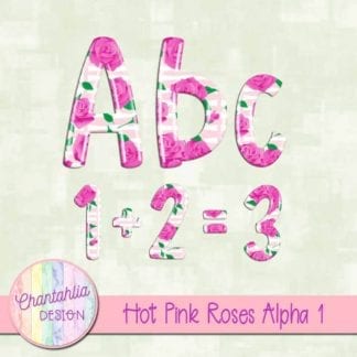 hot pink roses alpha