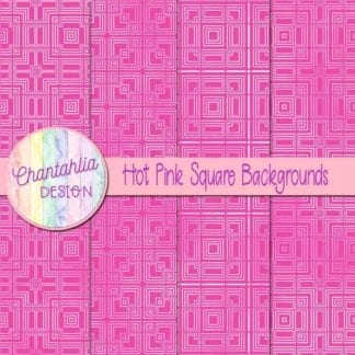 hot pink square background