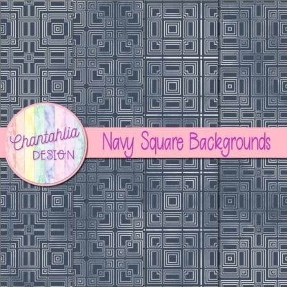navy square backgrounds