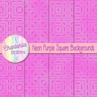 neon purple square backgrounds